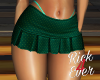 GREEN SKIRT WITH DOTS