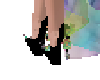 Painted fairy shoes