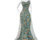 Light Blue Floral Gown