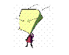 Blinking Invader Zim