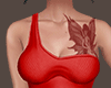 Red Bodysuit+Tattoo RXL