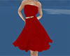 red party cocktail dress