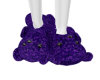 PA Bear Slippers Purple