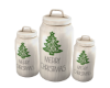 Christmas tin cans
