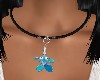 Blue Fish Necklace