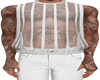 White Net Tank Top