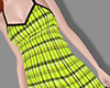 //Green plaid dress