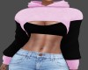 Pink and Black Hoodie