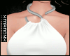 Precious White Halter