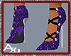 Purple & Blk Lace Shoes