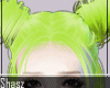 Wel Lime green hair