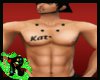Kat ANYSKIN chest tattoo