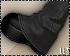 Black & Grey Wool Boots