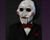 Jigsaw Halloween Costume BLack suits REd Tie Monster Evil Voices