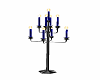 Blue Candles n stand