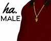 haM. Arrow Sweater Red