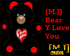 [M.J] Bear Y Love You