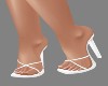 !R! Ambra White Heels