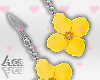 Gold Flowers Earrings