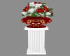 Christmas Flowers Pillar