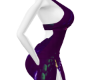 Purple SnakeSkin Dress