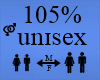 Unisex Avatar Size 105%