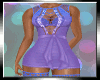 Purple Blue Fade Dress