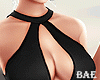 B| Black Party Dress