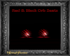 Red & Black Orb Seats