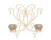 Golden Wall Art Candles