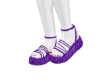 Purple Sparkly Shoes