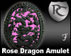 Rose Dragon Amulet