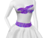 dress white and purple