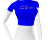 luv girls crop blu