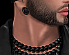 *K*Black bead necklaces