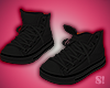 S! All Black Chucks