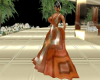 BM XXL orange eve gown