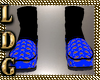 D/ Blue Cookie Slippers