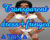 Transparent dress diamon