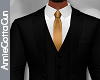 Black Suit ~ Gold Tie