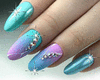 Blue-Purple Nails