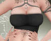 Goth heart top+tattoos