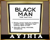 a• Black Man Art