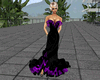 [CZ] Gown Black/Purple 