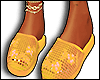 granny slippers yellow