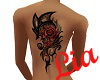 Tribal Rose Body Tattoo