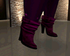 Purple Sueda Boots