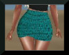 simply sexy teal skirt