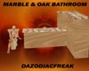 Marble & Oak Bathroom