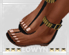(Eo) Black Sun Sandals